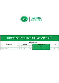 KHUNG VÕNG XẾP DUY LỢI INOX - CỠ NHỎ (KHÔNG BAO GỒM VÕNG LƯỚI) - TẶNG 10 MÓC ÁO KÉP NHỰA CAO CẤP DUY LỢI