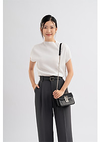 Túi Yuumy ( Thời trang nữ phối khóa trang trí size 18 - Túi đeo chéo da Verein YN186 )