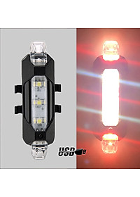 Đèn Hậu Phía Sau Cảnh báo an toàn Đuôi Xe Đạp DC918 Sạc USB Có Thể Sạc Lại MaiLee