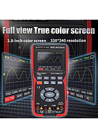 Đồng hồ đo điện kết hợp đo sóng ABG ZT-702S Máy hiện sóng đồng hồ đo điện, đo sóng, màn hình IPS 2,8 inch, băng thông 10 MHZ, tốc độ lấy mẫu thời gian thực 48MSa/s, số đếm 9999, dành cho giáo dục phổ thông, bảo dưỡng ô tô, phát hiện điện - Hàng chính hãng