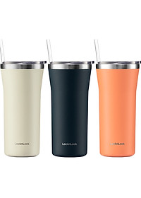 Bình giữ nhiệt Daily Essential LocknLock LHC4325- kèm ống hút và cọ vệ sinh - 870ml -