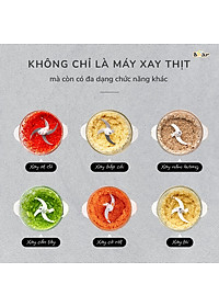 Máy Xay Thịt Thực Phẩm Bear SB-MA02L Xay Cực Êm Dung Tích 2 Lít Công Suất 300 W - Hàng Chính Hãng