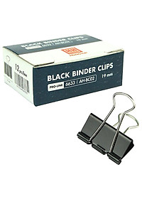 Hộp 12 Kẹp Bướm 19mm - Hồng Hà 6633