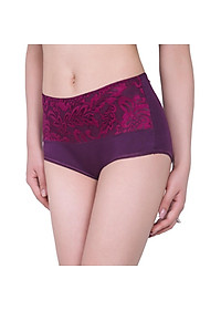 Quần Lót Nữ Cotton LUPERI LU3QL717 Phối Ren Cạp Cao Định Hình Eo Thon Gọn Chất Liệu Mềm Mịn Co Giãn Kháng Khuẩn Khử Mùi