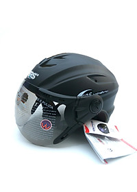 Mũ Bảo Hiểm Nửa Đầu Có Kính GRS A760K