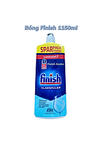 Combo rửa bát Finish: Nước Làm bóng chai 1150ml, Muối hộp 4kg, Bột Classic can 2,5kg - Chính Hãng.