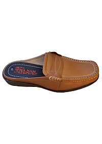 Dép Bít Mũi Nam Da Bò Thật HÀ NAM Cao Cấp GSB2032