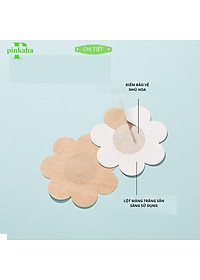Hộp 60 Miếng Dán Ngực Giấy Dùng 1 Lần Hình Hoa Siêu Bám Dính Thông Hơi Thoáng Mát 307