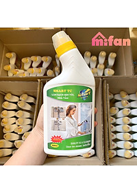 Làm Sạch Sen, Vòi Inox, Tường Sàn Gạch Nhà Tắm SMART TC - Tẩy Cặn Canxi, Vết Nước Cứng, Vết Bẩn Lâu Ngày - Tặng kèm chổi lông - MIFAN Phân Phối Chính Hãng