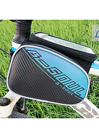 Túi treo sườn xe đạp chống nước cho điện thoại (đỏ)