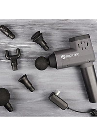 Máy (súng) massage cầm tay giảm đau cơ bắp căng cơ Booster T - 126W, 6 đầu