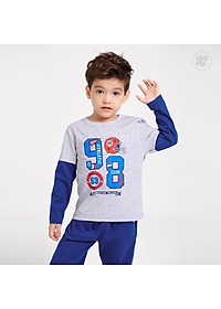 Bộ bé trai BIGFOX - MISS MEOW thu đông, bộ dài tay cho bé phong cách Âu Mỹ hình số 98 10 - 26 kg