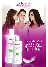 Dung Dịch Vệ Sinh SAFORELLE Gentle Cleansing Care (250ml) + Tặng 1 Móc Khóa Nhựa 2 Mặt