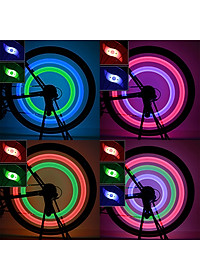 Đèn Led Gắn Tăm Căm Xe Đạp Trang Trí Đẹp Mắt Với Pin Cr2032 (bên trong) MaiLee