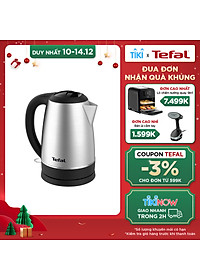 Bình đun siêu tốc 1.7L Tefal KI800D68 – 1800 W – Hàng chính hãng