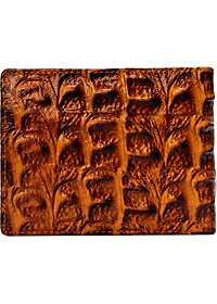 Bộ Ví & Thắt Lưng Nam Vân Cá Sấu Huy Hoàng HT2116-HT4116 (23 x 11,5 cm) - Vàng