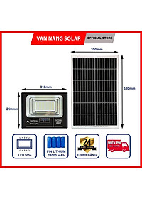 Đèn năng lượng mặt trời Vạn Năng Solar 100W, 200W, 300W, 500W