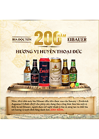 [BIA ĐỨC_SINCE 1810] Combo 2 Thùng Bia Tươi Thầy Tu EIBAUER HEFEWEIZEN HELL 5.2 ĐỘ - Bia Tươi Men Sống Thượng Hạng - Nhập Khẩu Chính Hãng