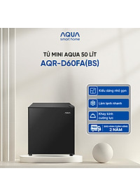 Tủ lạnh Aqua 50 lít AQR-D60FA(BS) - Freeship toàn quốc - Hàng chính hãng - Bảo hành 2 năm