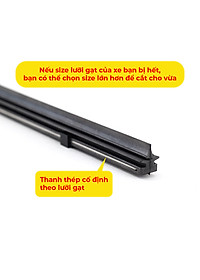 Combo 2 Lưỡi Gạt Mưa Loại A VIAIR R15 (24 Inch/600 mm)