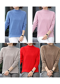 Áo Len Nữ Cổ Chui Thời Trang Mới Hàn Quốc ALN035 MayHomes Thời Trang Thu Đông