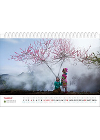 Lịch bàn Phong Cảnh Vùng Cao 2024 Cơm Có Thịt - Quỹ Trò Nghèo Vùng Cao