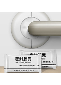 Xi măng trắng dẻo chống thấm, trám tường nhà lỗ điều hòa, đường ống nước