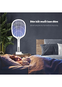 Vợt muỗi thông minh 3in1 SUNHOUSE SHE-PRO11.W