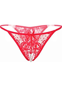 Quần lót nữ đáy cườm sexy - 1 cái màu đỏ