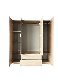 Tủ nhựa gia đình 4 cánh lớn Jang Mi (1m6 ngang x 1m8 cao x 0,5 m rộng)