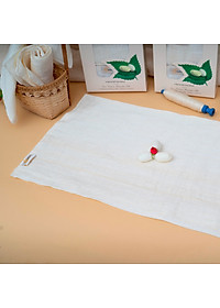 Khăn Mặt Tơ Tằm Cao Cấp SenSilk - 30*40cm - Quà Tặng Sức Khỏe - 100% Lụa Tơ Tằm Đũi