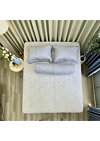 Bộ ga giường  KBedding by Everon KMTP 115 Microtencel Xám (4 món)