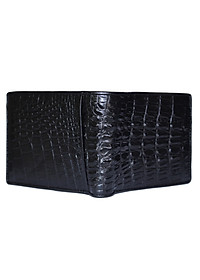 Ví Nam Da Cá Sấu Huy Hoàng HT2219 (12.5 x 10 cm) - Đen