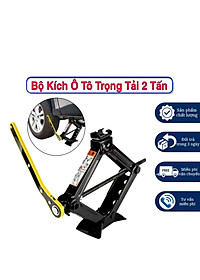 Kích Nâng Gầm Ô Tô, Xe Con, Xe Máy 2 Tấn Loại Dày Kèm Cờ Lê Nhỏ Gọn – Thay Lốp Khẩn Cấp Dễ Dàng
