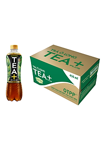 Thùng 24 Chai Trà Ô Long Tea+ Plus (450ml/Chai)