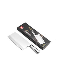 Dao chặt Chinese Cleaver tay cầm inox - Inox 420 sắc bén - Cầm chắc tay, chặt thịt đẹp, bề mặt bóng - Cobihome