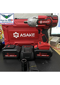 MÁY SIẾT BULONG CAO CẤP ASAKE MỞ ỐC 38mm  PIN 15 CELL 8.0 AH