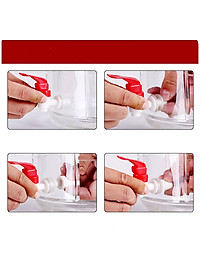 Bình ngâm rượu thủy tinh Nắp tím 8 Lít ngâm sâm, đinh lăng, táo mèo, nấm linh chi, hoa quả