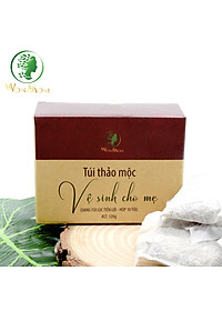 Bộ chăm sóc mẹ là siêu nhân, khử mùi, phục hồi năng lượng cho mẹ sau sinh Wonmom (1 lá xông + 1 hộp thảo mộc vệ sinh vùng kín cho mẹ)