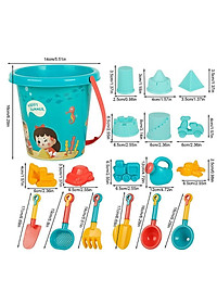 Bộ Đồ Chơi Xúc Cát Đi Biển Cho Các Bé Bằng Nhựa Đồ Chơi Đi Biển