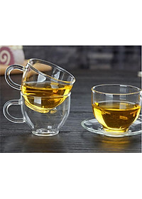 BỘ 6 CỐC UỐNG TRÀ THỦY TINH CHỊU NHIỆT CAO CẤP 