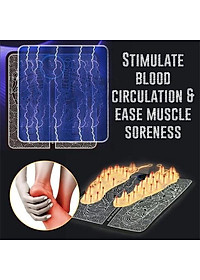 Thảm Massage Bàn Chân Xung Điện Trị Liệu EMS Giúp Lưu Thông Khí Huyết Dùng Pin Sạc