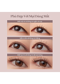 Mascara Chuốt Cong Dài Dày Mi Tự Nhiên Mude Inspire Skinny Curling Mascara (3ml)
