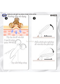 Dụng cụ lăn 3D - V Line massage nâng cơ mặt và body bằng sừng (MH825) day ấn huyệt, làm đẹp da - chăm sóc sức khỏe - HAHANCO