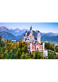 Bộ tranh xếp hình cao cấp 1000 mảnh ghép – Lâu Đài Neuschwanstein, Đức (50x79cm)
