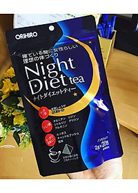 Combo 2 Gói Trà Giảm Cân Thảo Mộc Ban Đêm Night Diet Tea Orihiro Nhật Bản 20 túi lọc/gói