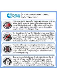 Đai Hỗ Trợ Cổ Tay Grace Care WD320 – Vải Dệt 3D Thoáng Khí, Co Giãn, Hỗ Trợ Vận Động, Thể Thao Nhẹ