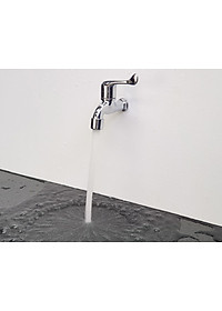 Vòi hồ nhựa ABS mạ Chrome Eurolife EL-HN03 (Trắng bạc)