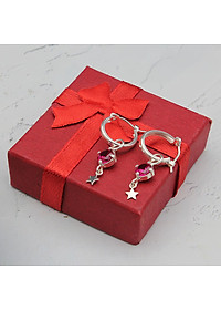 Hoa Tai Trẻ Em Bạc Hiểu Minh HTE005