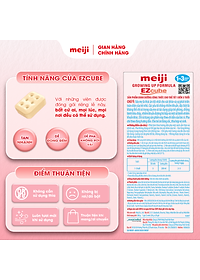 Combo 2 Hộp Sản Phẩm Dinh Dưỡng Công Thức Meiji Growing Up Formula EZcube - Nhập khẩu chính hãng (560g)